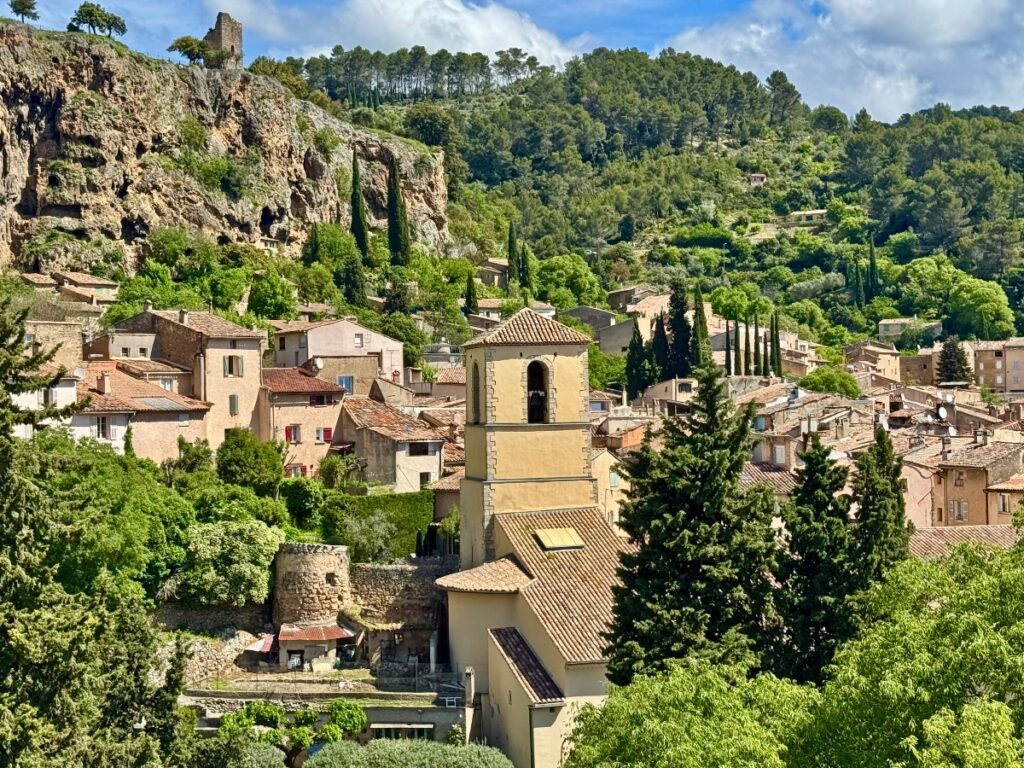 Provencal Village Life at Hotel Lou Calen - Cotignac View